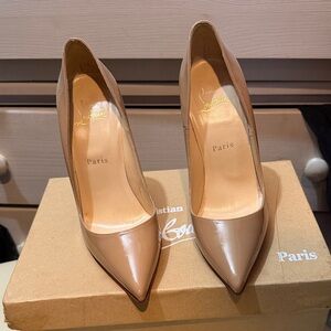 Christian Louboutin Nude Patent Heels